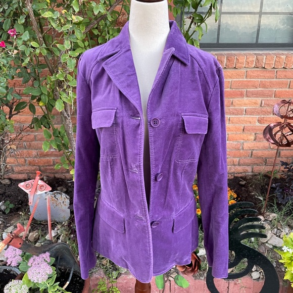 Kenneth Cole • Vintage • Purple • Size • Suede • Jacket - Picture 12 of 16